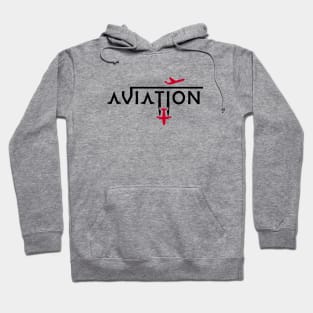 Aviation Alphabet Pilot Airplane Runway Hoodie